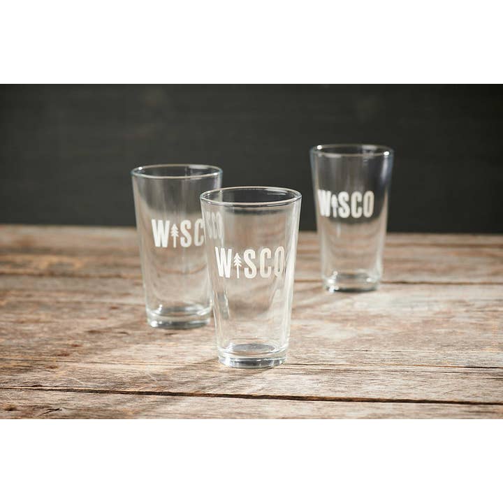 Wisco Clothing Co. - Wholesale Beer Glass/Mug - WISCO Pint Glass5