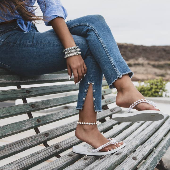 Rose Gold Anklet for wholesale by Coravana Jewelry