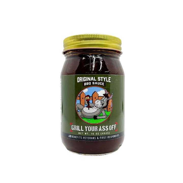 Grill Your Ass Off - Spices, Rubs, Seasonings, Sauces, Jerky - Wholesale BBQ Sauce - BBQ Sauce - Rub, Smoked, Gift For Him, Spice, Small Batch