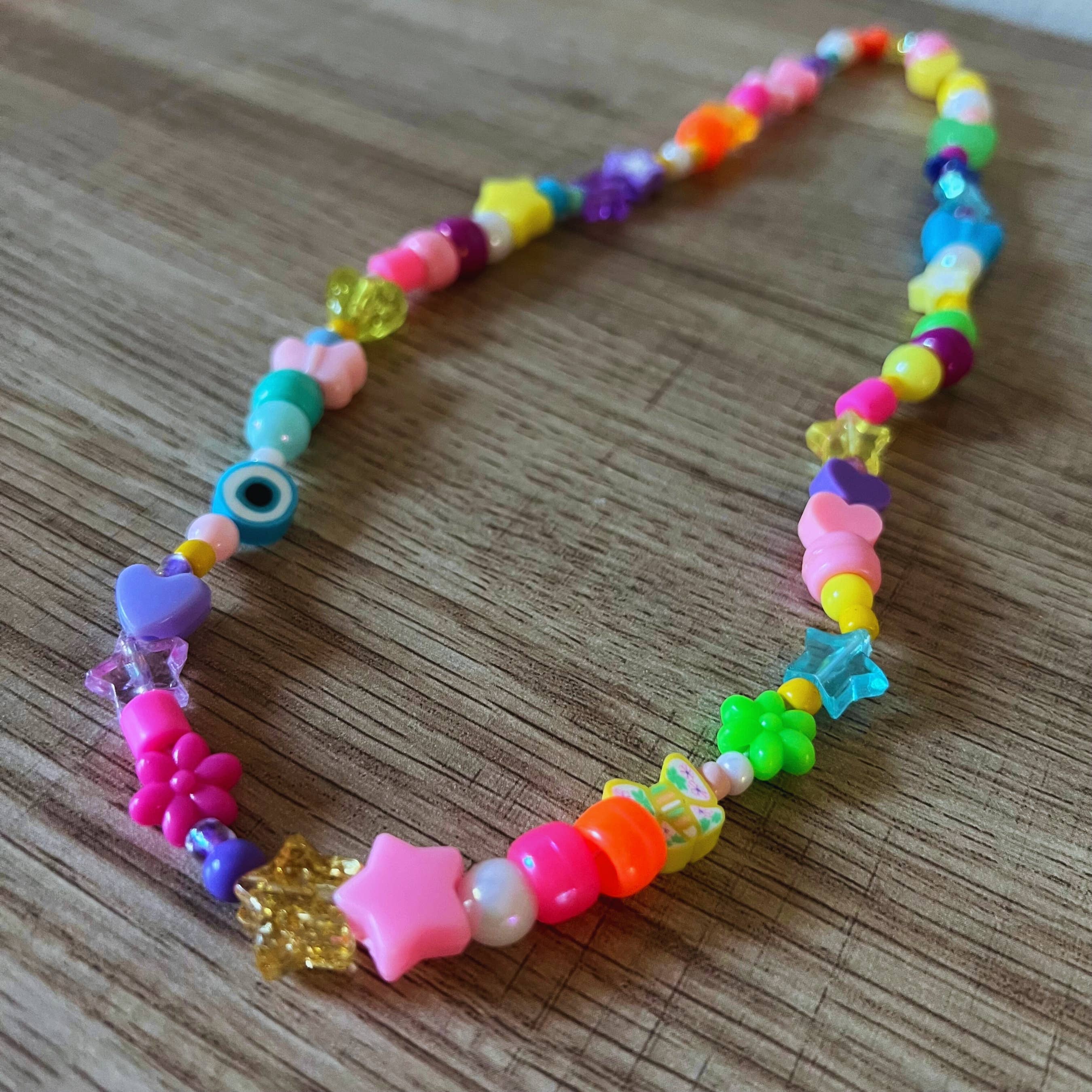 Wake and Make - Wholesale Kids Necklace - Kids - Kitschy Beaded Necklace10
