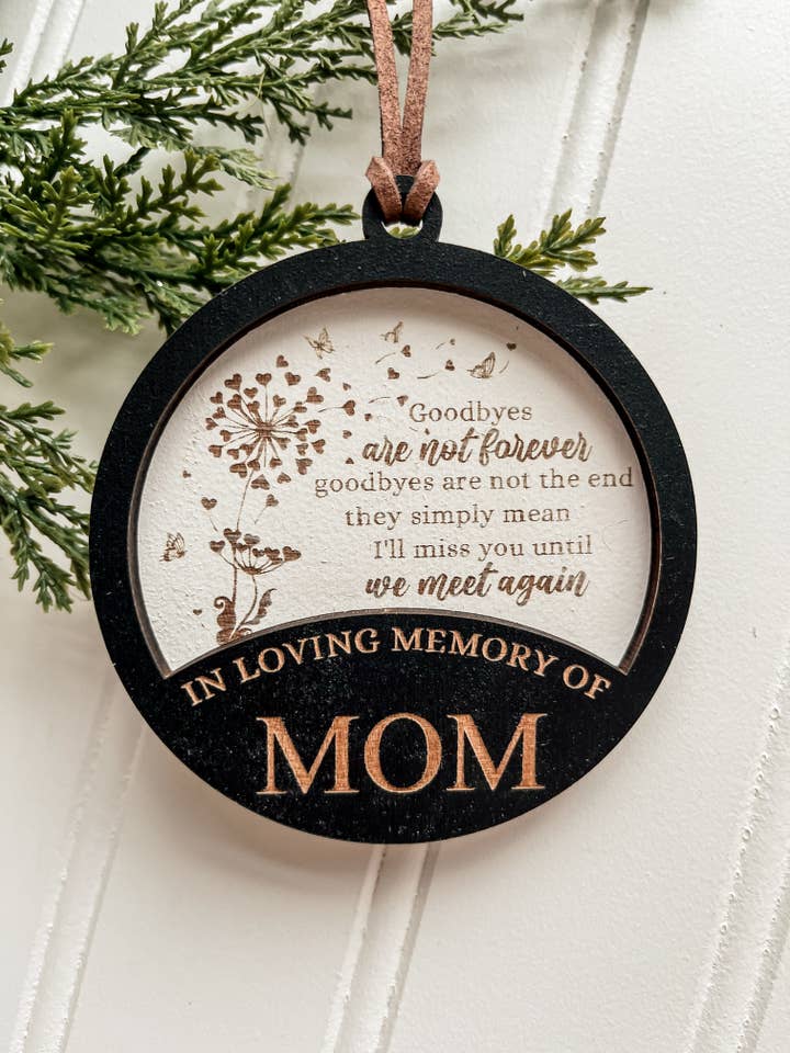 Parent In Loving Memory Ornament for wholesale by Country Roads Rustic Decor