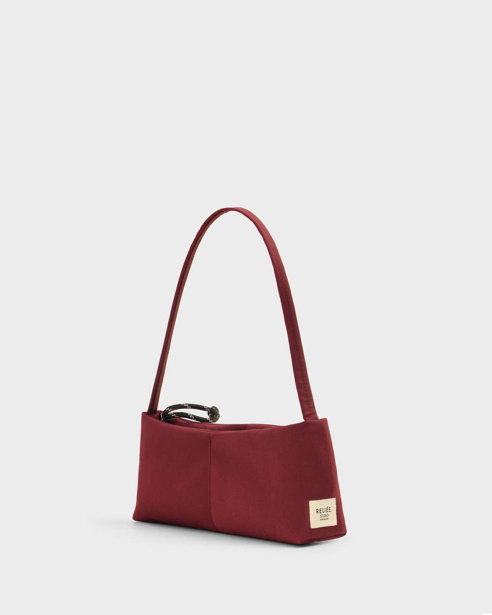 Reliée Studio - Wholesale Shoulder Bag - Women's - Baguette bag in burgundy, taupe or black - Gemma2