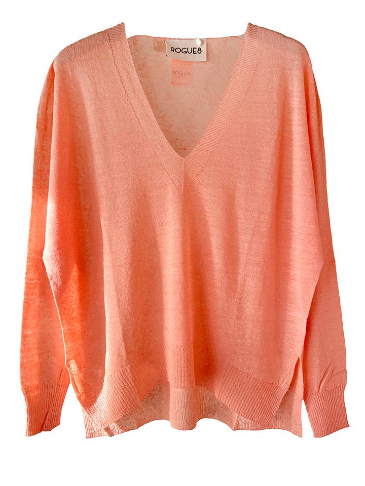Aie Salmon Sweater for wholesale by ROGUE8