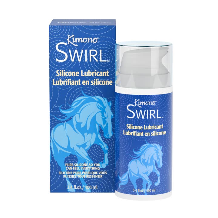 Lubrifiant Silicone Kimono Swirl - 100 ml / 3,4 fl oz pour la vente par Mayer Labs