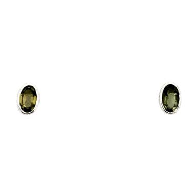 Moldavite Smart Stud Earrings for wholesale by Esprit Creations