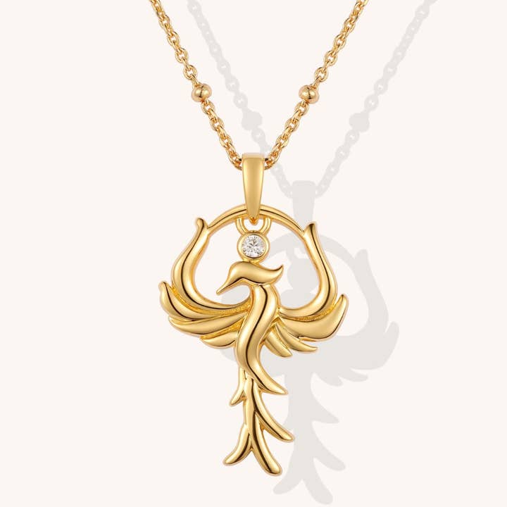 Phoenix - Je m'élève - collier talisman inspirant pour la vente par MantraBand