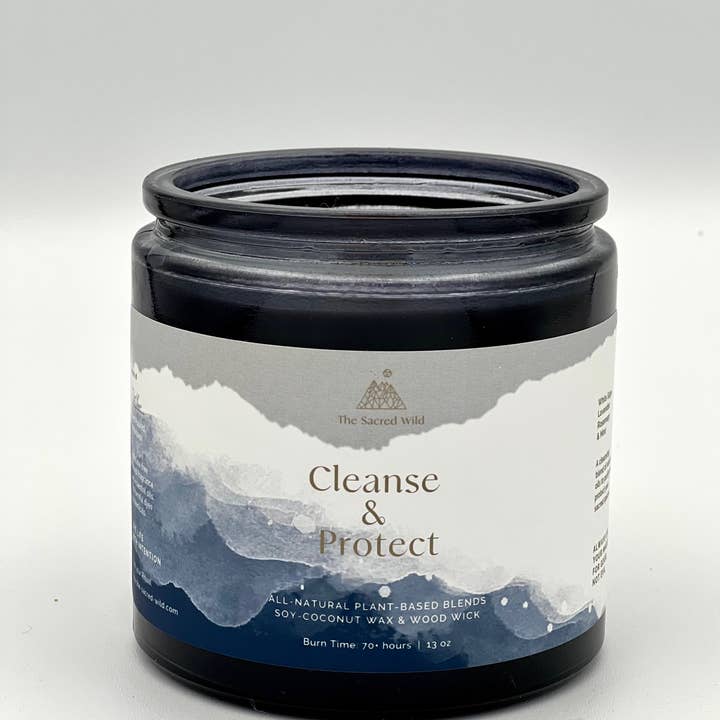 The Sacred Wild Candle Co - Wholesale Jar/filled candle - Cleanse and Protect Intention Candle6