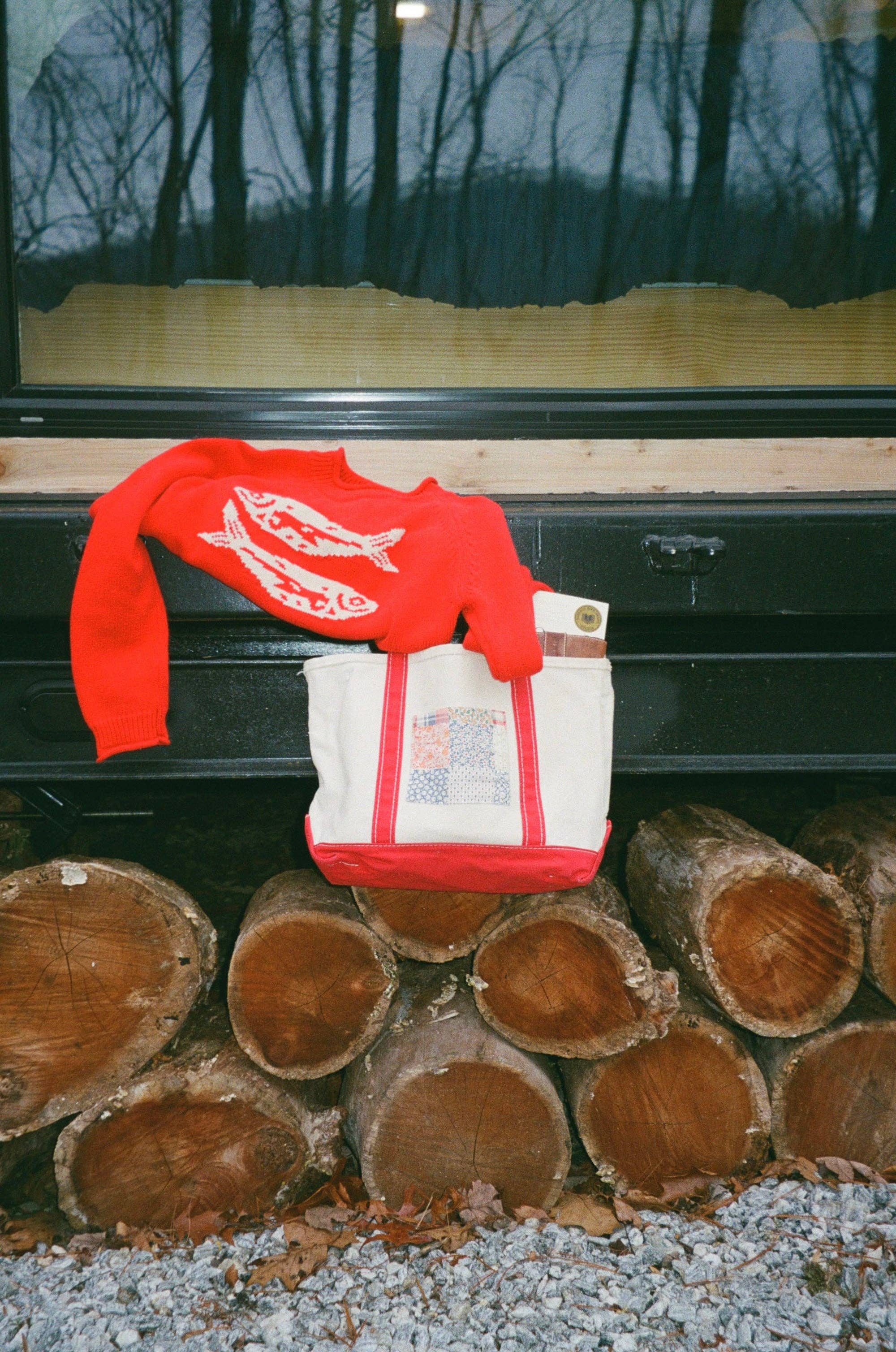 Beaten Path Co - Wholesale Knit Sweater - Unisex - RED COTTON FISH SWEATER13