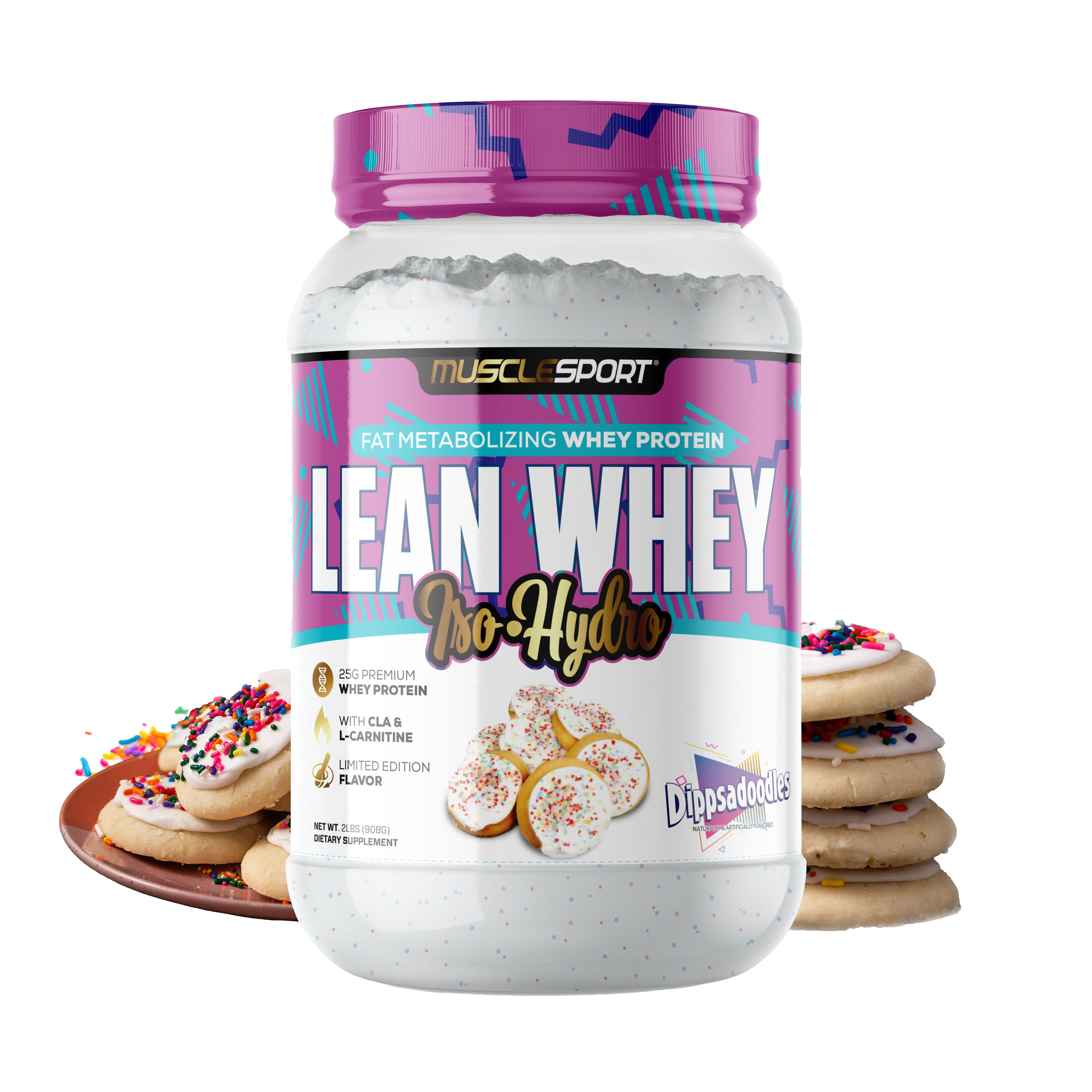 MuscleSport - Wholesale Protein/superfood powder - Lean Whey® Iso Hydro Gourmet Protein 2lb - Limited Edition81