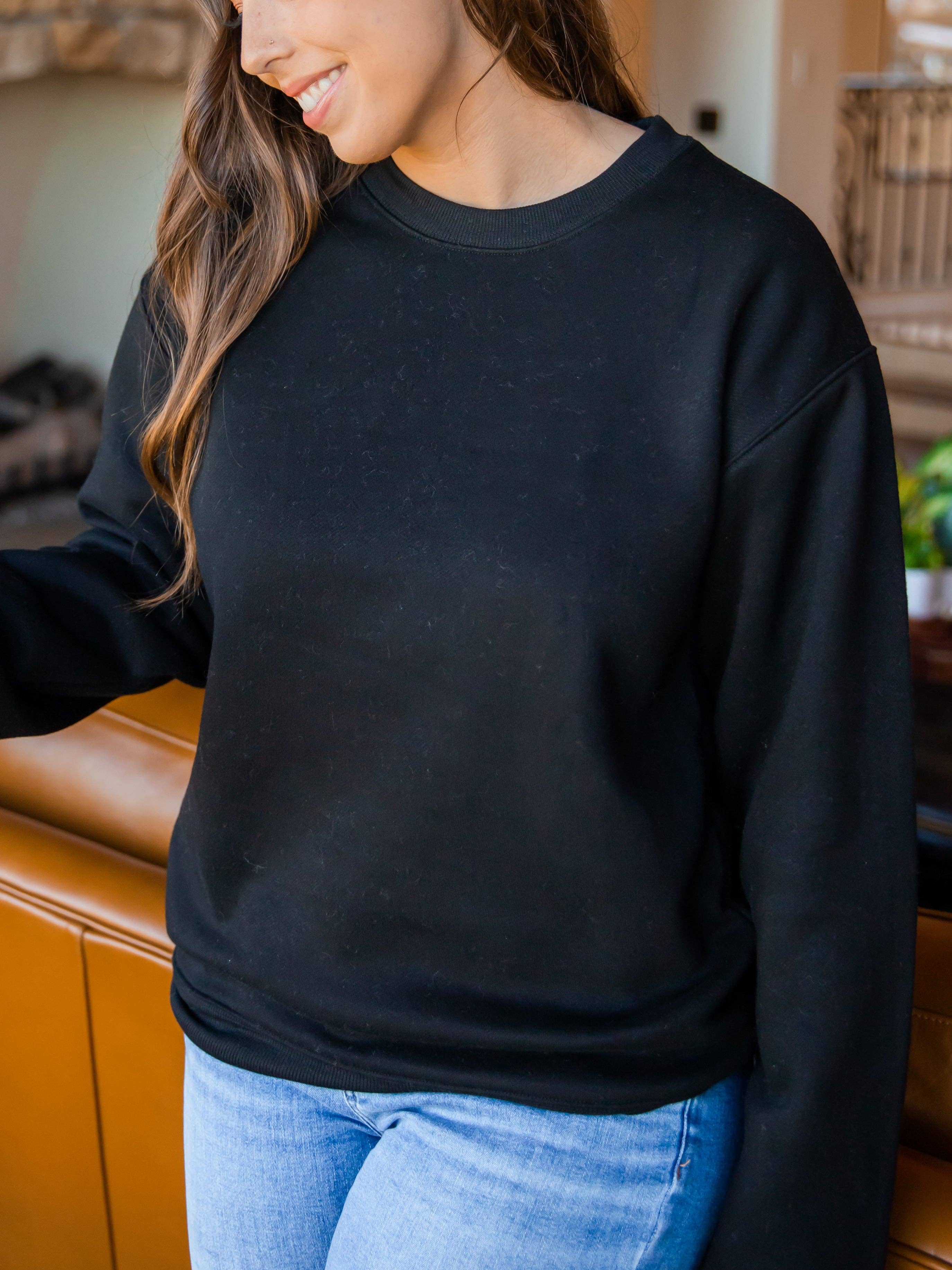 Tickled Teal – Großhandel Sweatshirt – Damen – Sweatshirt mit Rundhals4