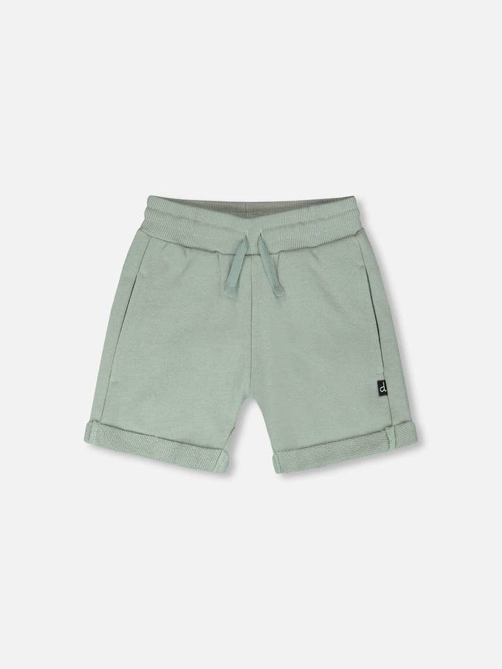French Terry Shorts Mint Green for wholesale by Deux par Deux