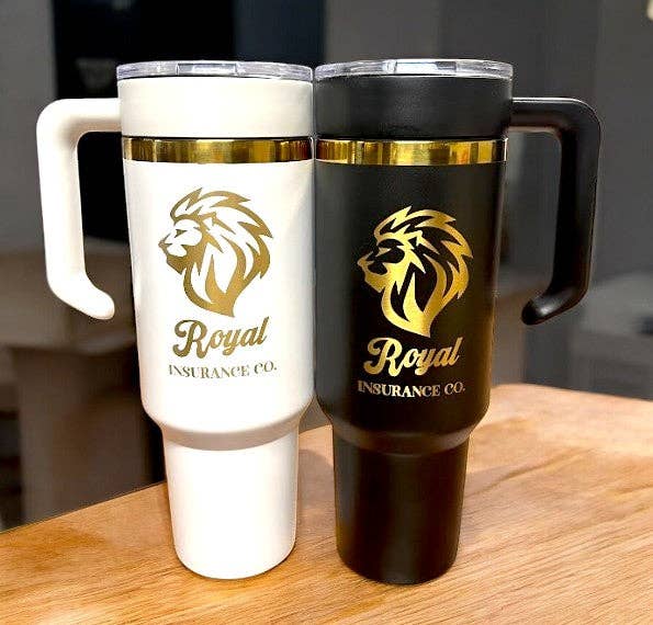 MakerFlo - Wholesale Insulated mug/tumbler - 40oz Gold-Plated Tumbler7