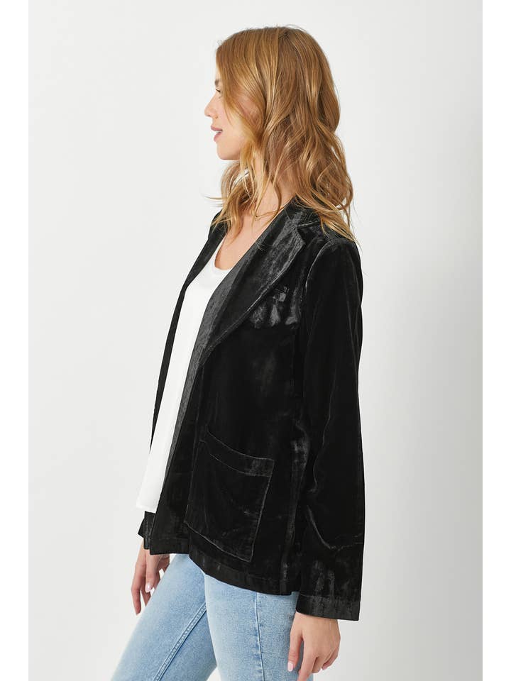 Mystree - Wholesale Jacket - Women's - 60256 Velvet Open Jacket