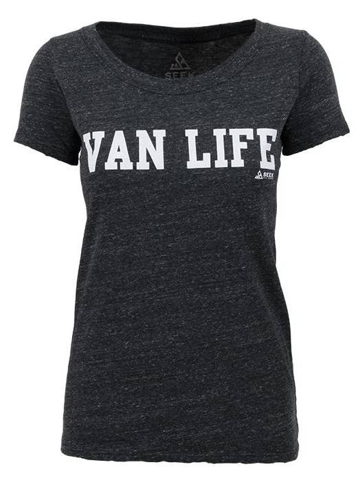 T-shirt Université Van Life pour femme pour la vente par Seek Dry Goods