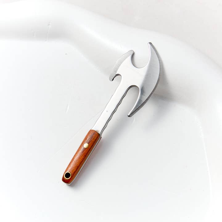 Real Sic - Wholesale Pocket Knife/Holder - Mini Double-Edged Battle Axe Keychain Knife - Utility Pocket Knife