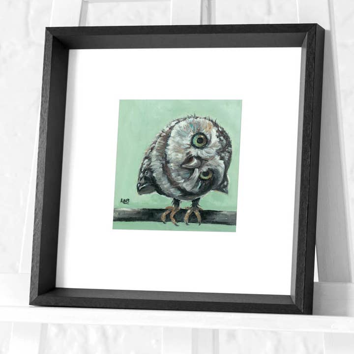 Louise Brown (civetta) incorniciata per la vendita all'ingrosso da parte di The Art Group