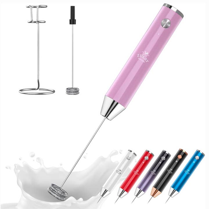 Zulay Kitchen - Wholesale Kitchen tool/gadget - Lux Rechargeable Milk Frother – 2-Speed Handheld, Waterproof11