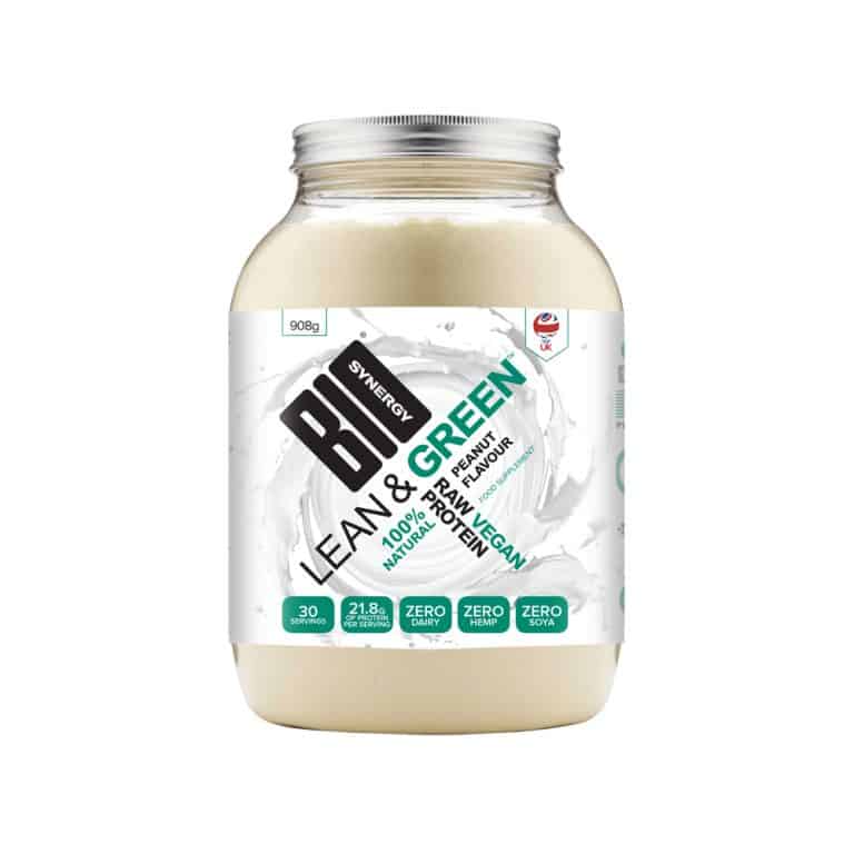Bio-Synergy – wholesale Protein/superfood powder – Lean & Green Vegan Protein - Peanut - 908g0