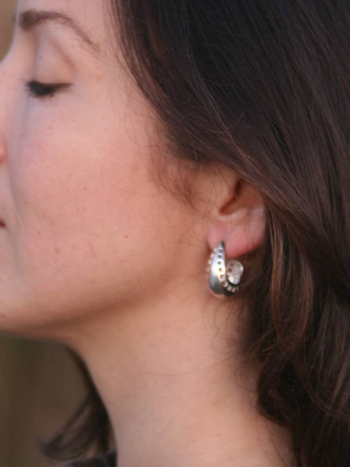 Aurae Hoops - Silber für den Großhandel von Wilder Sage