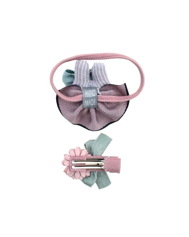 Miss Minna - Wholesale Hair Clip - Kids - 🎀 Children's Hairpin Set Bunny and Bow with Flower1