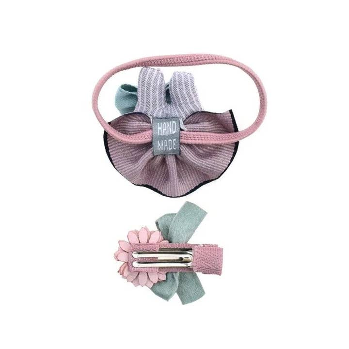 Miss Minna - Wholesale Hair Clip - Kids - 🎀 Children's Hairpin Set Bunny and Bow with Flower1