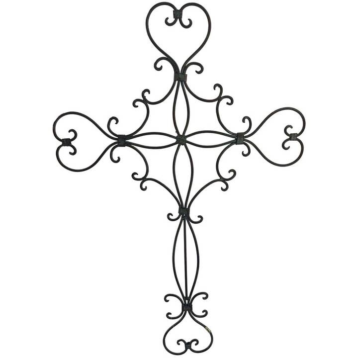 30" Metal Wall Decor Cross for wholesale by Marlow Floral Products