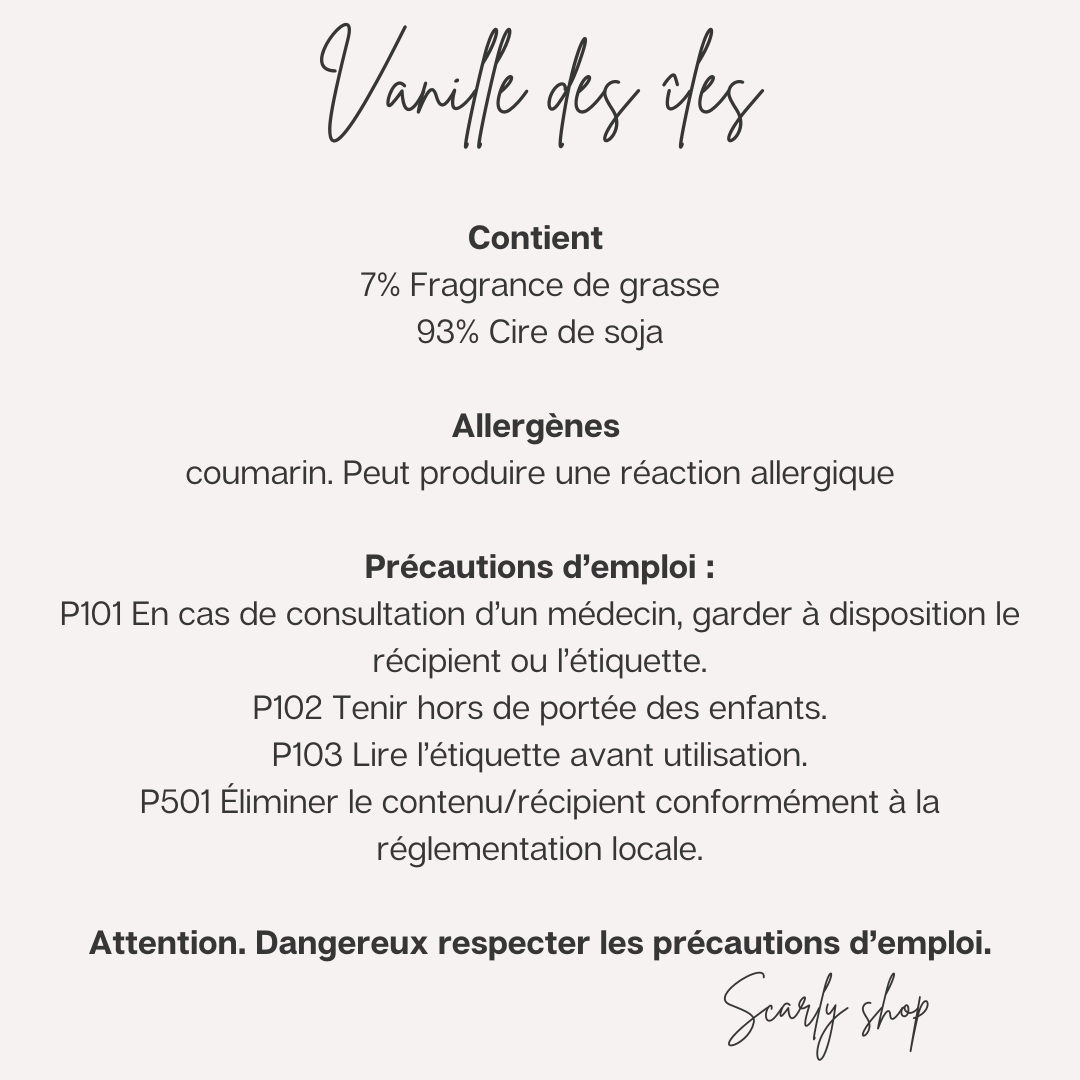 Scarly Shop - Wholesale Jar/Filled Candle - Island Vanilla Candle1