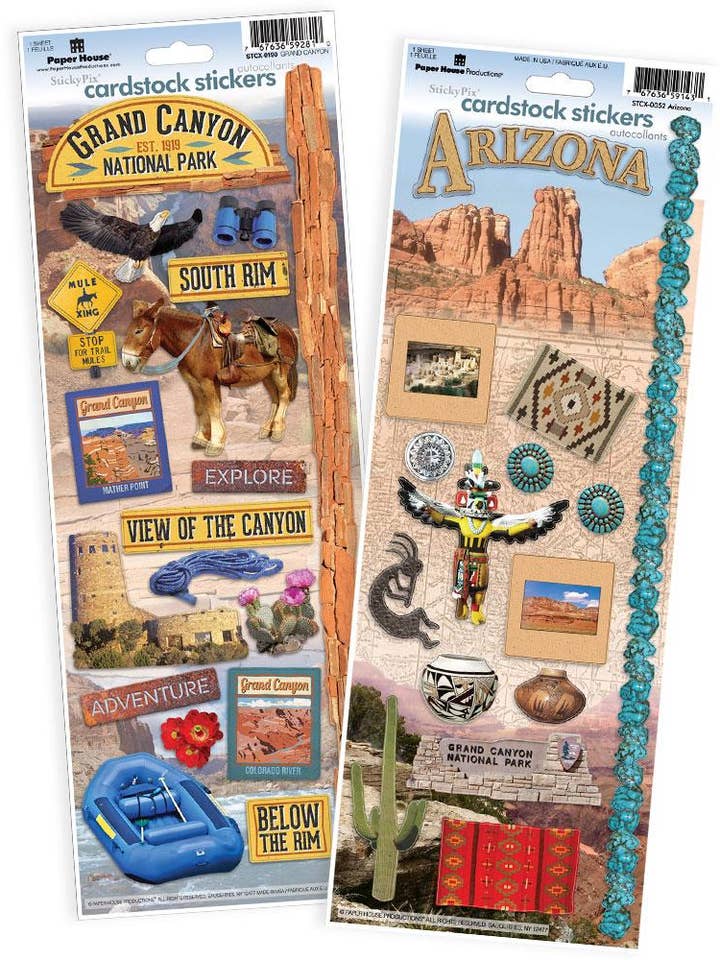 Grand Canyon Cardstock Sticker 2pk for wholesale by Paper House Productions
