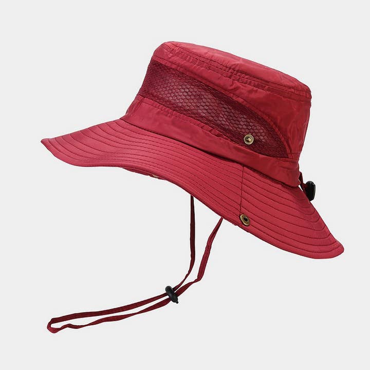 ACCITY - Wholesale Bucket Hat - Unisex - Breathable UV Fishing&Hiking Sun Hat for Men/Women_CWAH3836
