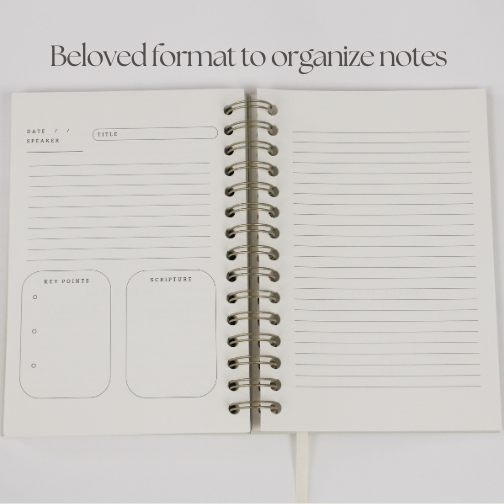 Steadfast and Sustained - Wholesale Journal/Diary - Church Notes Journal - Extended Edition - Spiral, Light Green Leatherette3