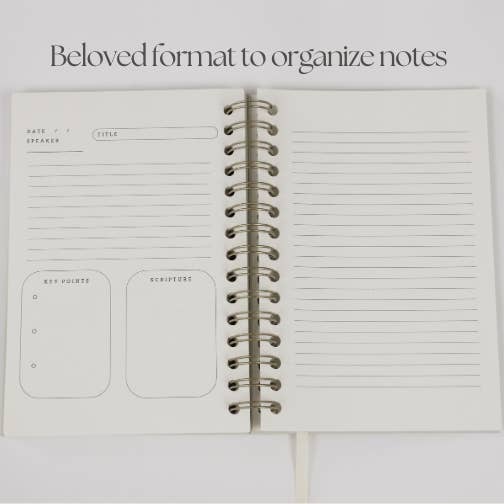 Steadfast and Sustained – Großhandel Tagebuch – Kirchennotizen-Journal - Erweiterte Ausgabe - Spiralbindung, hellgrünes Lederimitat3