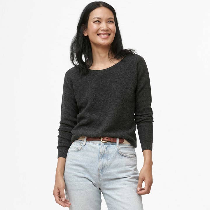 Yak Wool / Merino Boat Neck for wholesale by Oliver Charles