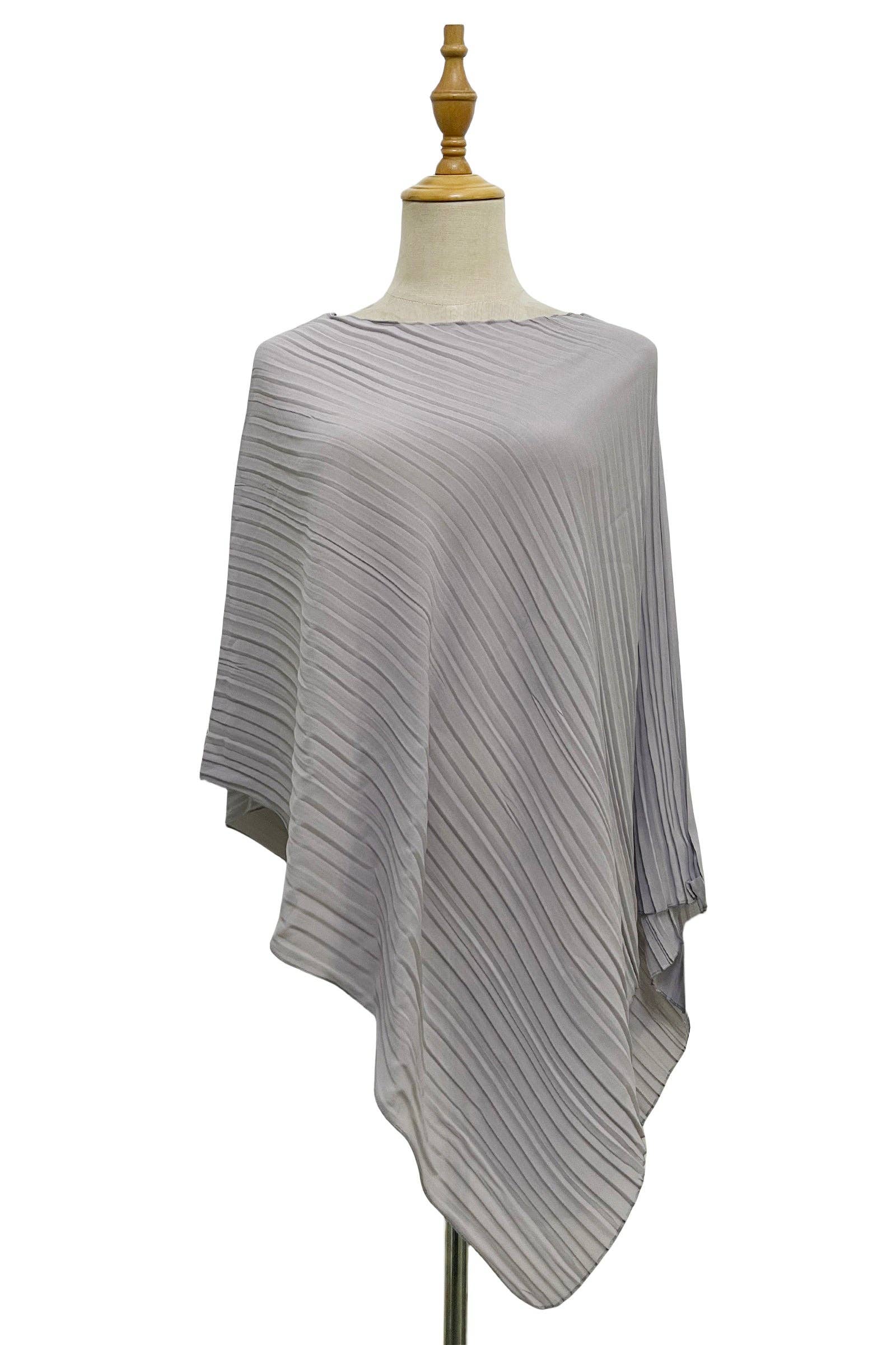 Fashion Scarf World – wholesale Swim cover-up – Women’s – Plain Pleated Chiffon Cover Up26