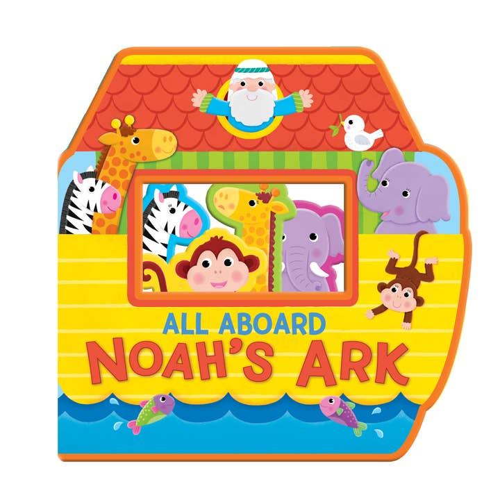 Kidsbooks Publishing - Wholesale Baby & Toddler Book (0-2) - All Aboard! Noah’s Ark (Shaped Soft Foam Book)