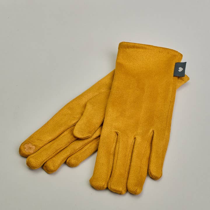 Herzilein-Wien GmbH – Großhandel Handschuhe – Damen – Velourleder-Optik Handschuhe – kuschelig und elastisch1