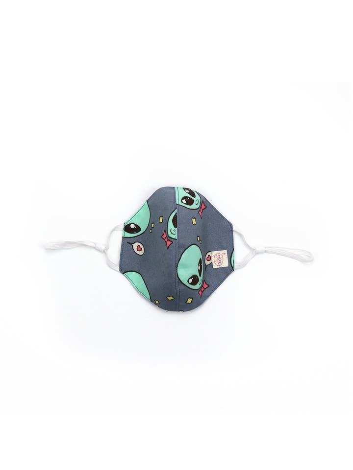 Spooky Aliens are Here Mask (Kids) for wholesale by Ten on Ten