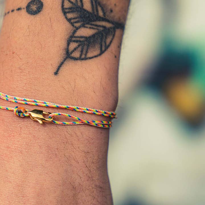 Carabiner Wrap Bracelet - Retro Gold for wholesale by Made By Nami