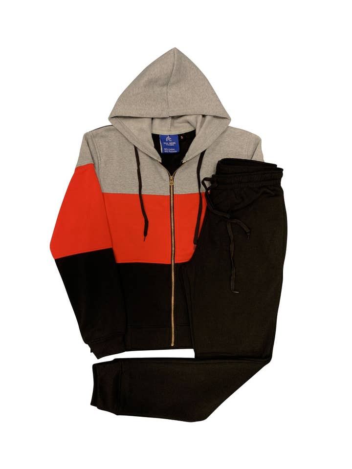 Royal Threads – wholesale Activewear set – Women′s – Women’s Colorful Fleece Sweatsuit Sweat Jacket & Jogger Sweatpants Outfit