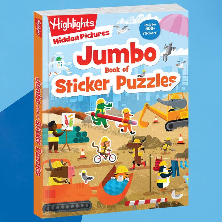 Highlights for Children - Wholesale Coloring & Activity Book - Kids & Baby - Jumbo Book of Sticker Puzzles6