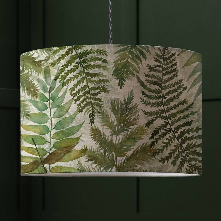 Elowen Eva Printed Lamp Shade Linen for wholesale by Riva Home