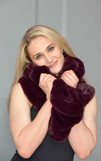 PANDEMONIUM - Wholesale Wrap - Women's - Shoulder Wrap -  Assorted Royal Opulence  Faux Fur2