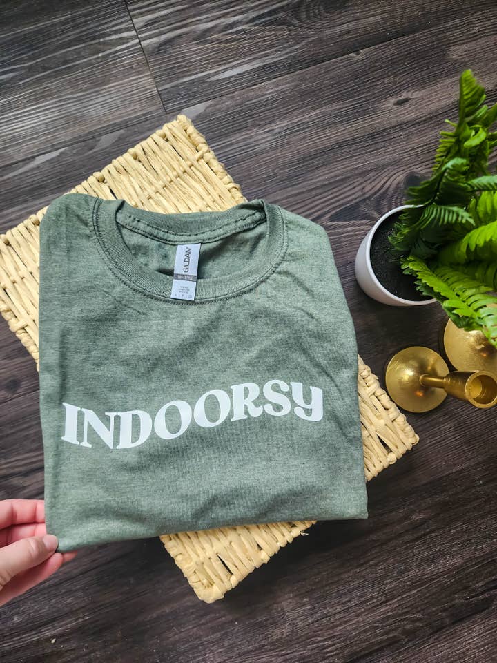 indoorsy tshirt for wholesale by Vienna Design LLC