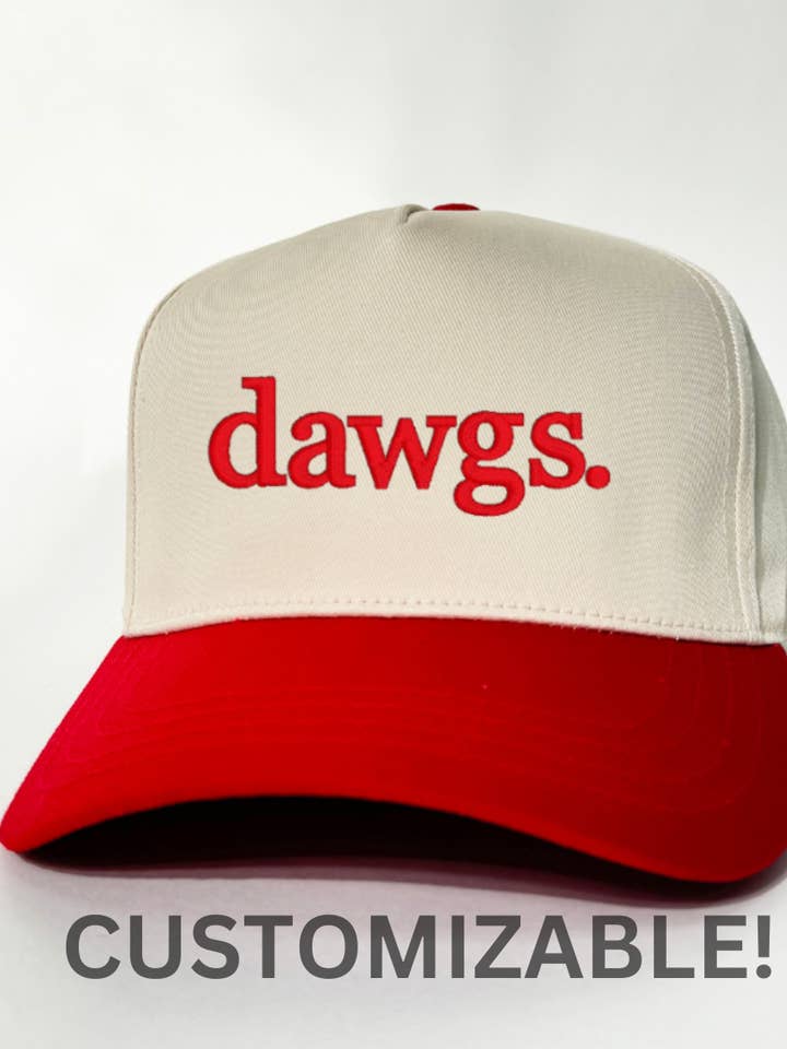 HUSTLE MODE -Custom Lowercase Mascot Hat for wholesale by Hillside Threads Wholesale