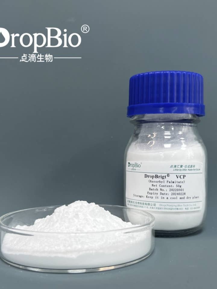 DropBrigt® VCP Ascorbyl Palmitate Powder Fat-soluble Antioxidant for wholesale by XCLUSIV ORGANICS