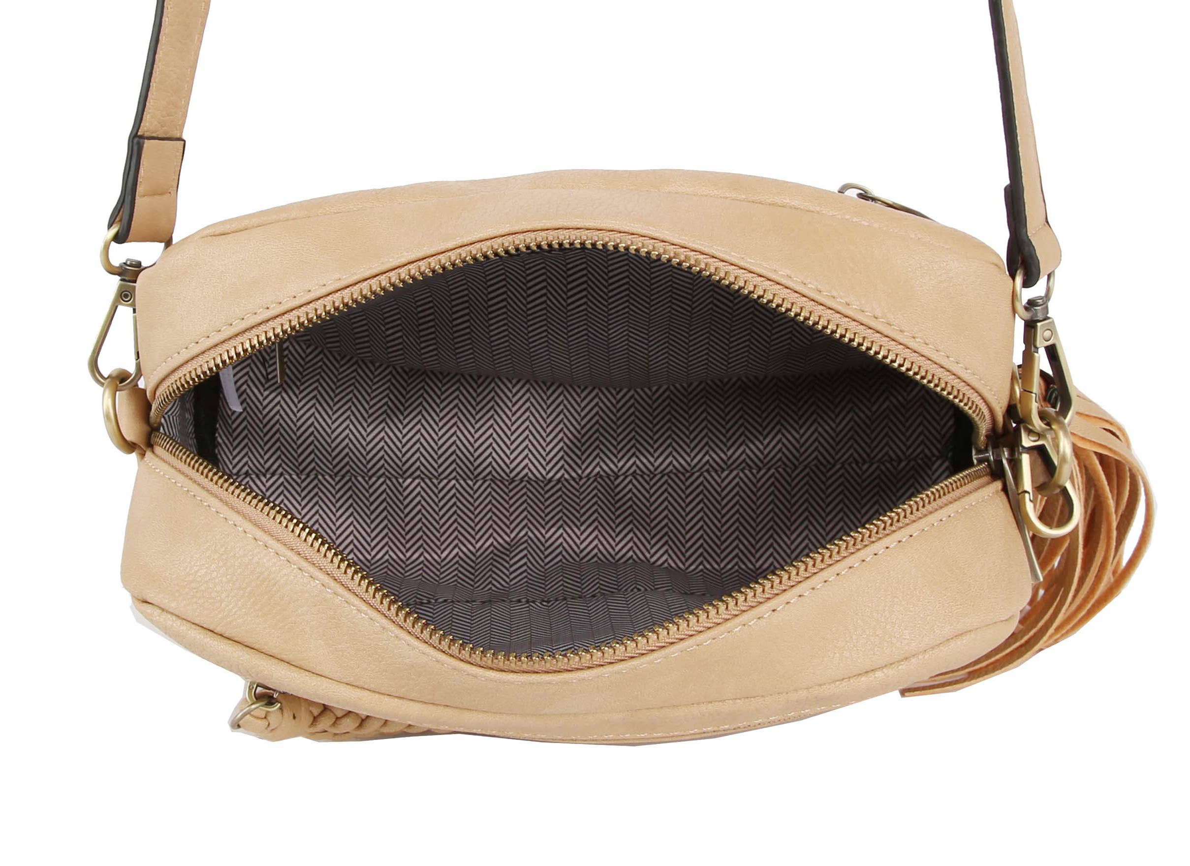 Handbag Factory Corp - Wholesale Crossbodytas - Dames - Leuke handtas met kleine kwastjes voor dames7