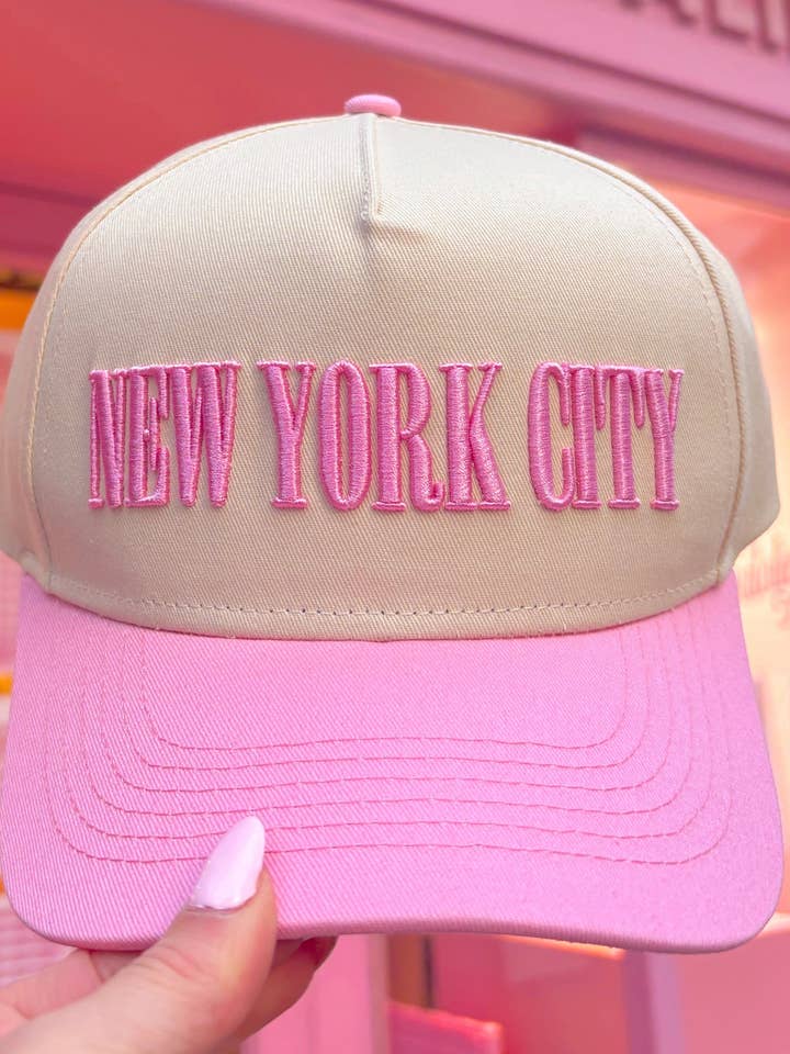New York City Embroidered Trucker Hat for wholesale by Colorful Natalie