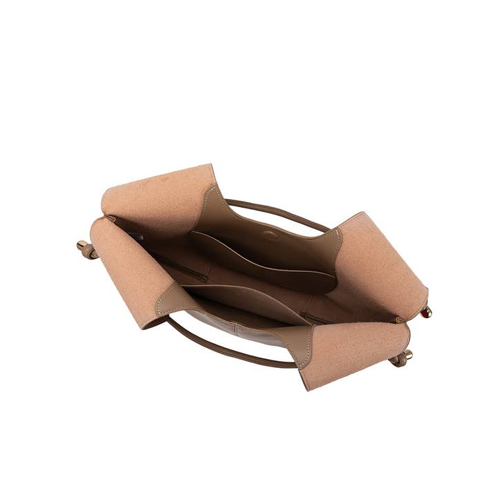 Melie Bianco - Wholesale Shoulder Bag - Women's - Tracy Mushroom Recycled Vegan Shoulder Bag