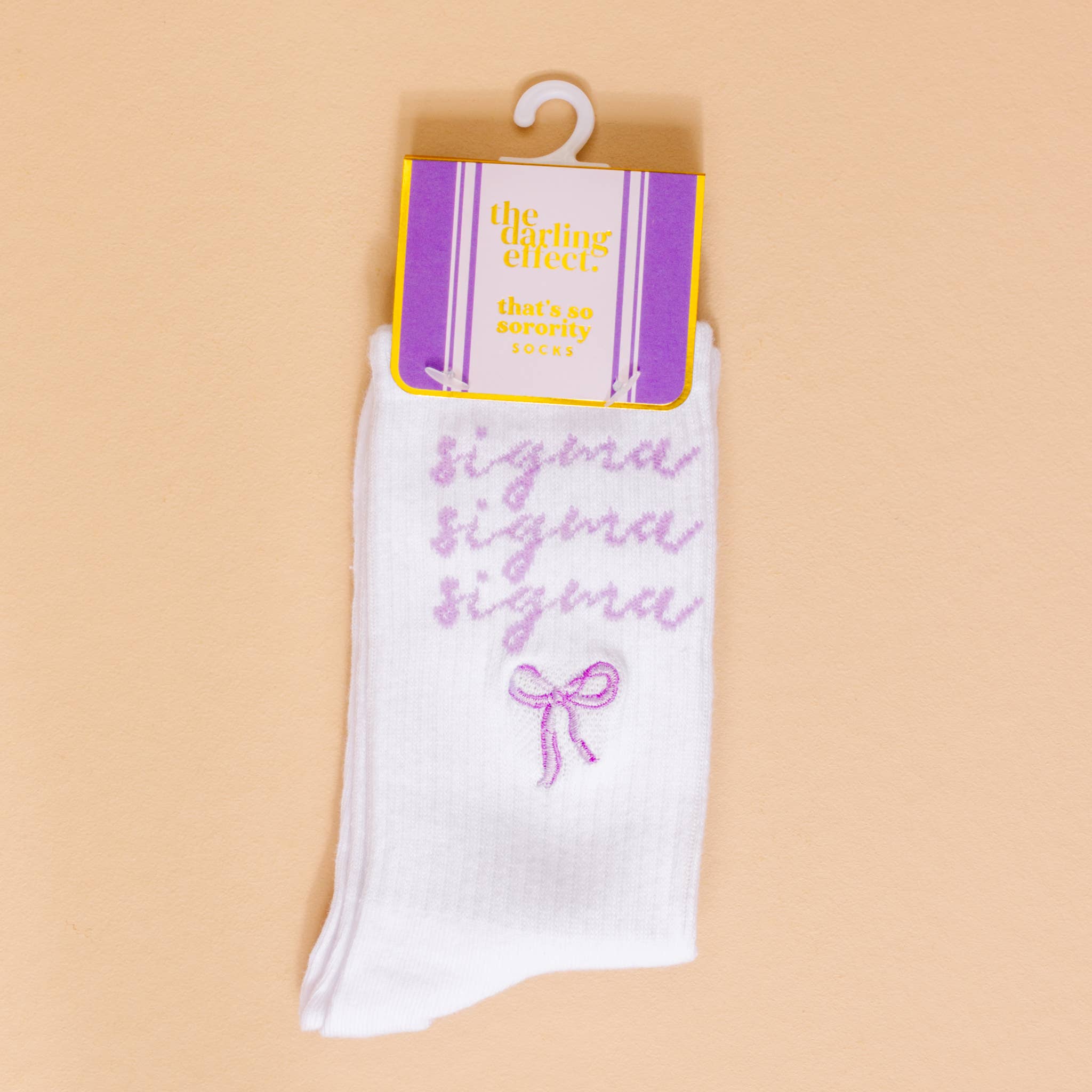 The Darling Effect - Vente Porte-clés – femme - Chaussettes montantes brodées de sororité17