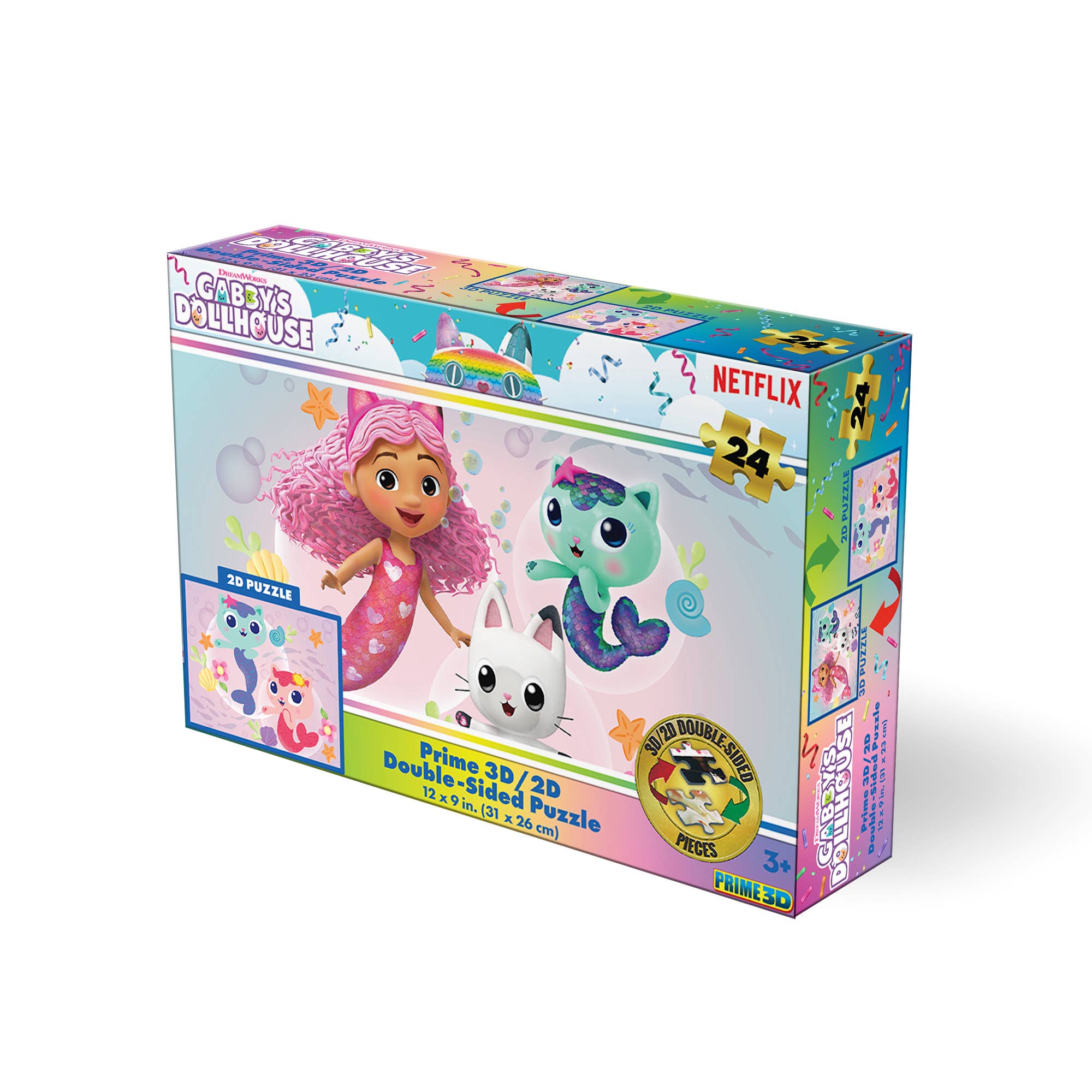 Primemotion, Inc - Wholesale Puzzle - Kids - Gabby's Dollhouse  24pc 12x9"6