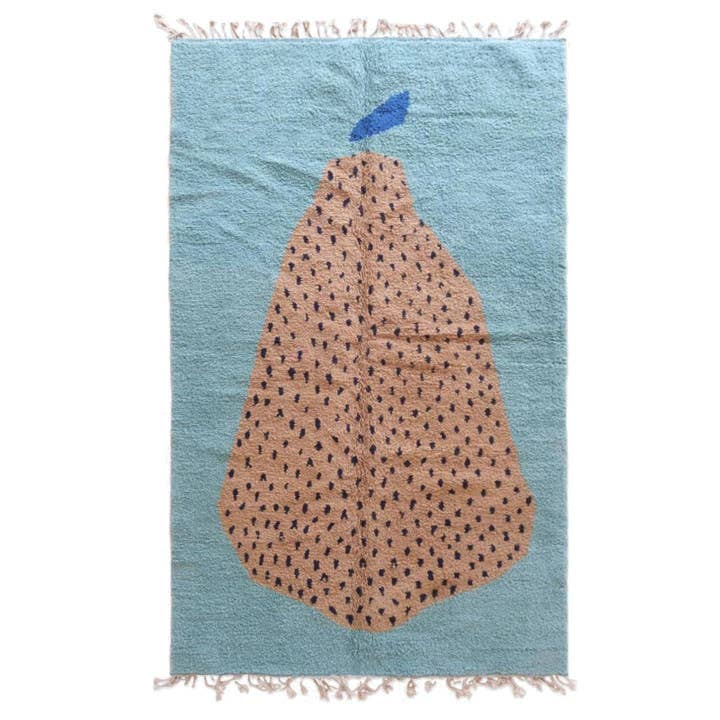 Moderne marokkansk berbertæppe i uld 200 x 341 cm for engroshandel hos AFK Living